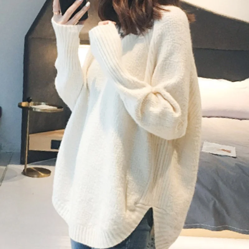 Long Sleeve Casual Knitted Sweater