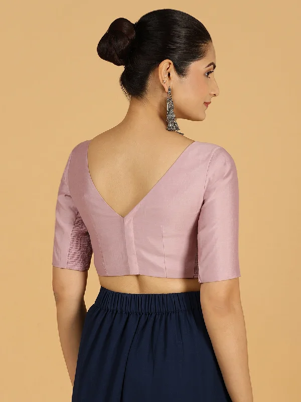 Trisha x Rozaana |  Saree Blouse in Lilac