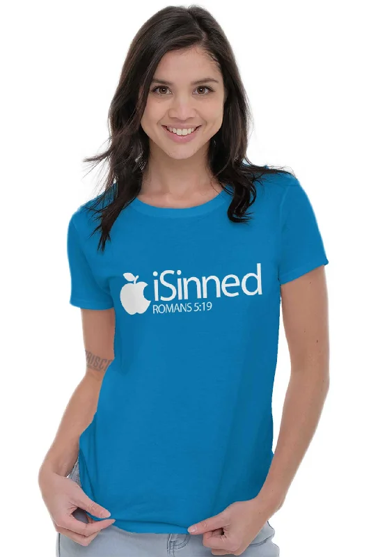 iSinned Ladies T Shirt