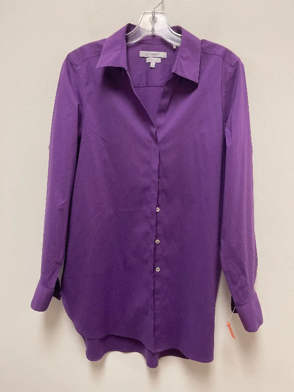 Blouse Long Sleeve By Foxcroft  Size: L