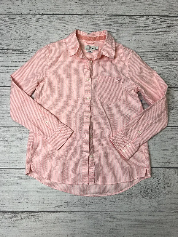 Blouse Long Sleeve By Vineyard Vines  Size: Xs