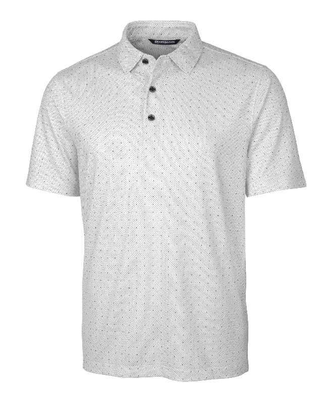 Cutter & Buck - Men's Pike Double Dot Print Stretch Polo