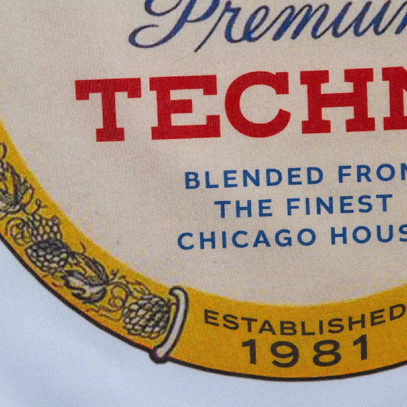 Detroit Premium Techno Back Print - Tshirt - White