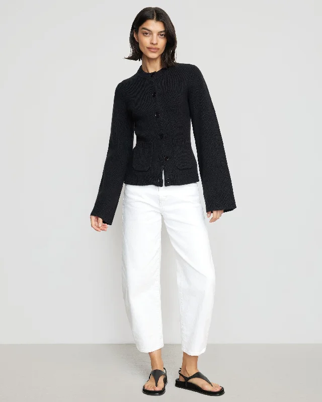 Eames Organic Cotton-Wool Button Cardigan