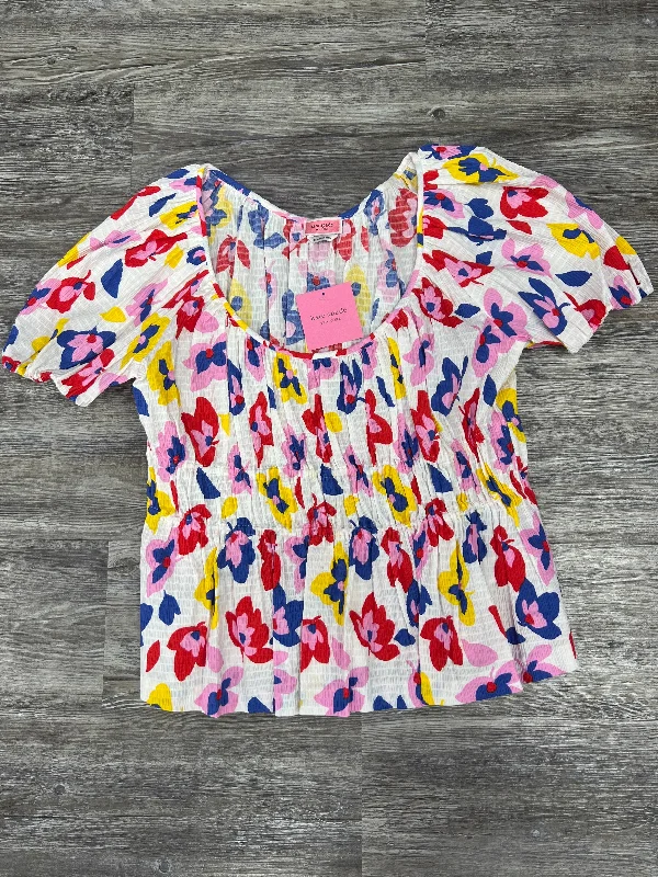 Multi-colored Top Short Sleeve Kate Spade, Size Xl