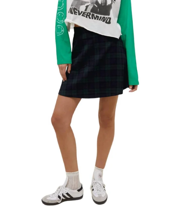 Nirvana Nevermind Crop Long Sleeve Raglan In Lucky Green