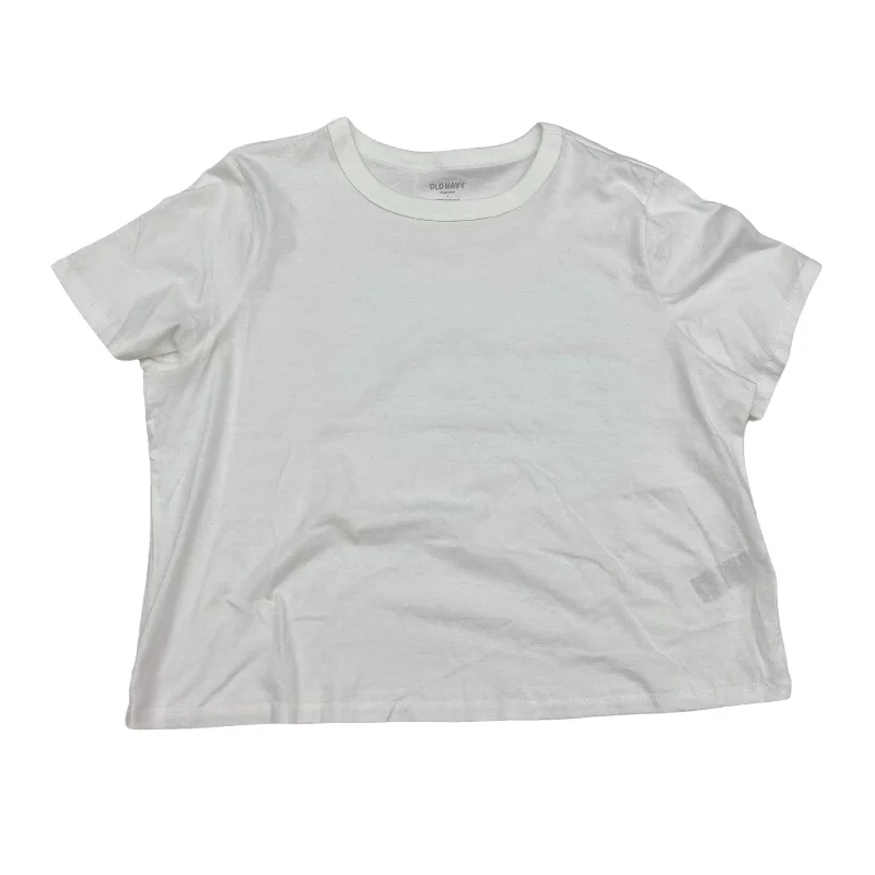 WHITE TOP SS BASIC by OLD NAVY Size:L