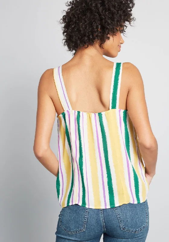 One Affogato Button-Up Tank Top