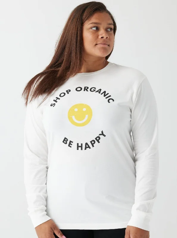 Shop Organic Unisex Long Sleeve Tee - White