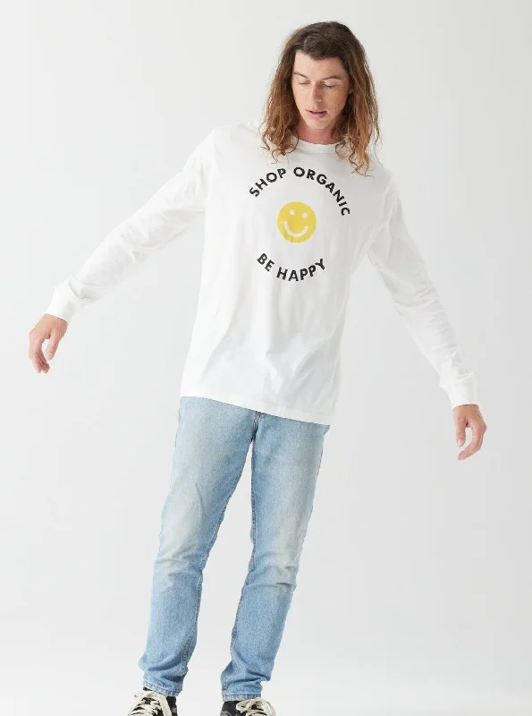 Shop Organic Unisex Long Sleeve Tee - White