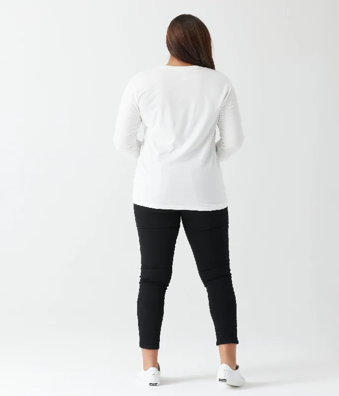 Shop Organic Unisex Long Sleeve Tee - White