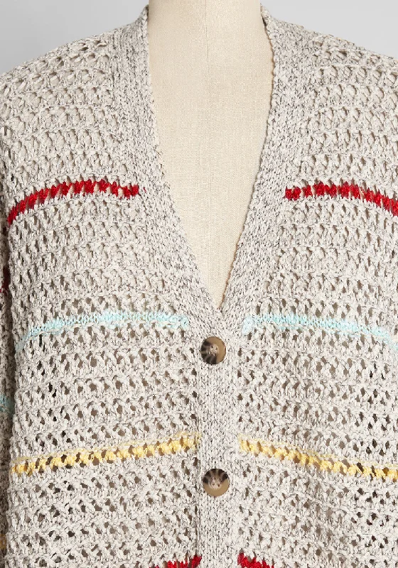 Times Around the Campfire Crochet Cardigan