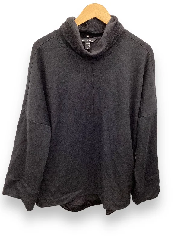 Athletic Sweatshirt Collar By Athleta In Black, Size: L