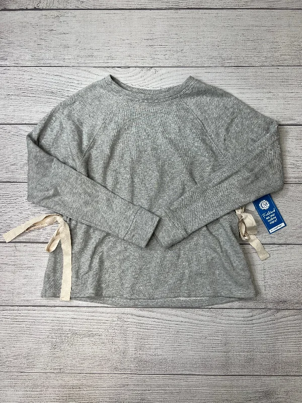 Athletic Sweatshirt Crewneck By Athleta In Grey, Size: M