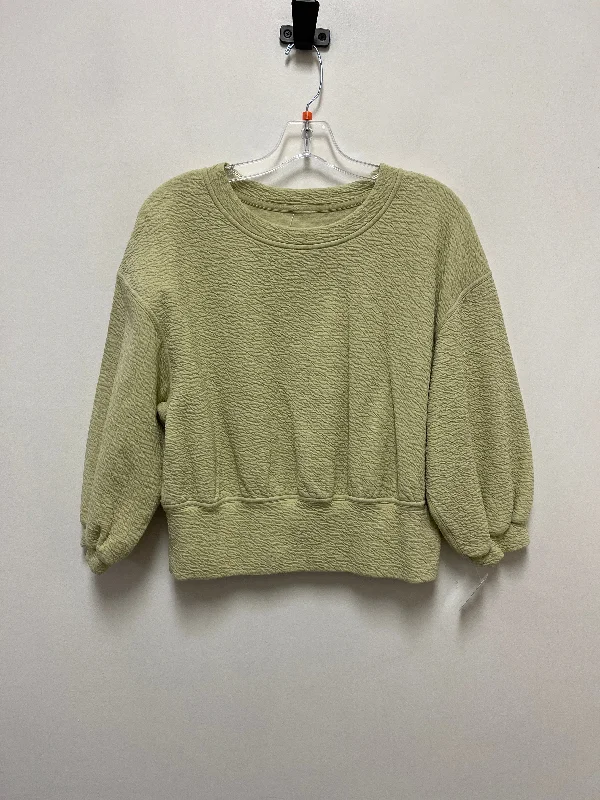 Athletic Sweatshirt Crewneck By Lululemon In Green, Size: S