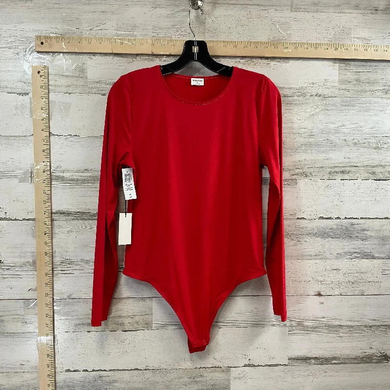 Bodysuit By Babaton In Red, Size: M