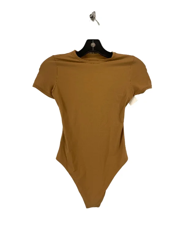 Bodysuit By Clothes Mentor In Brown, Size: Xs