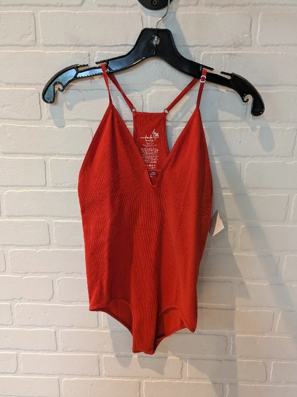 Bodysuit By Free People In Red, Size: M