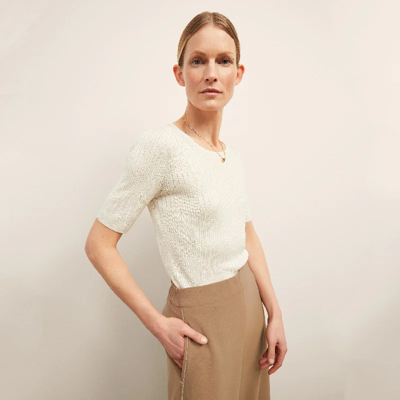 Charli Top - Cascade Knit :: Ivory