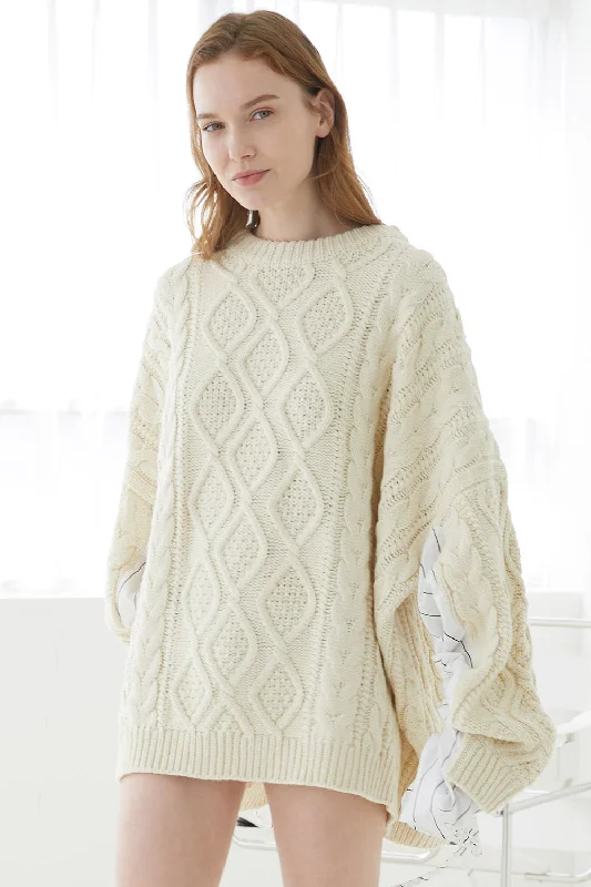 Sadie Shirt Combo Knit Pullover