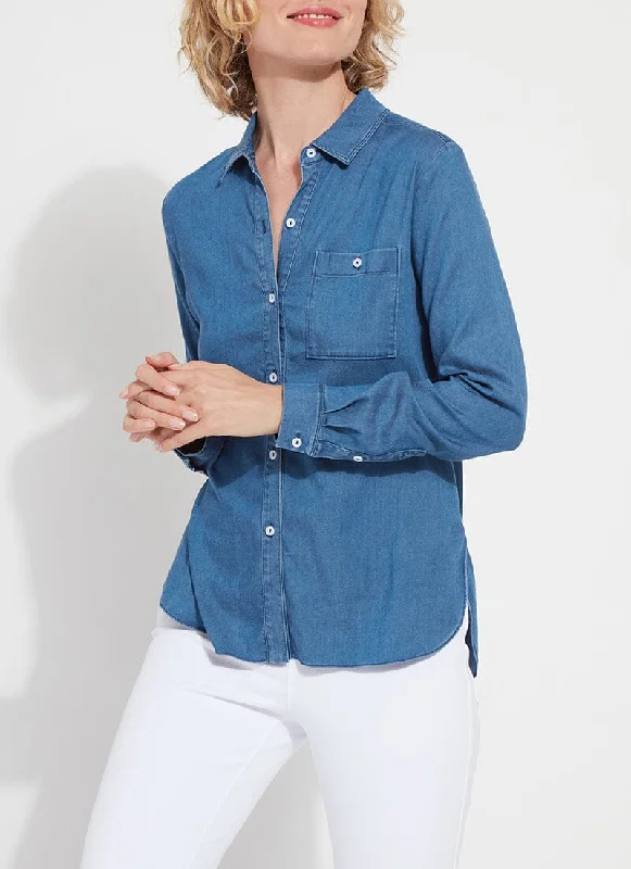 Drew Stretch Chambray Shirt