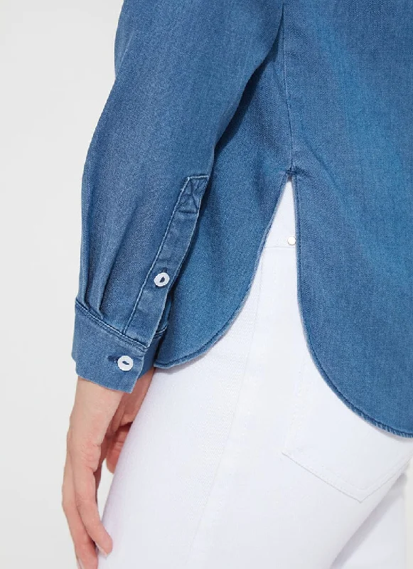 Drew Stretch Chambray Shirt