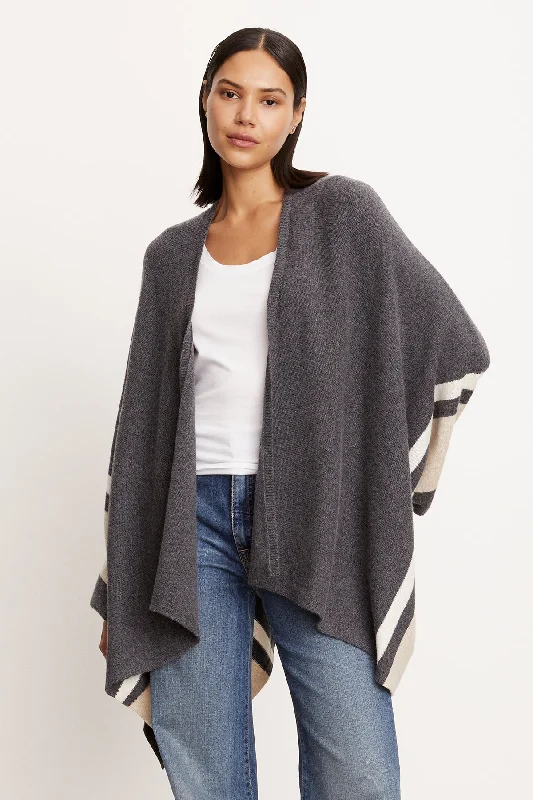 HARPER OPEN FRONT PONCHO