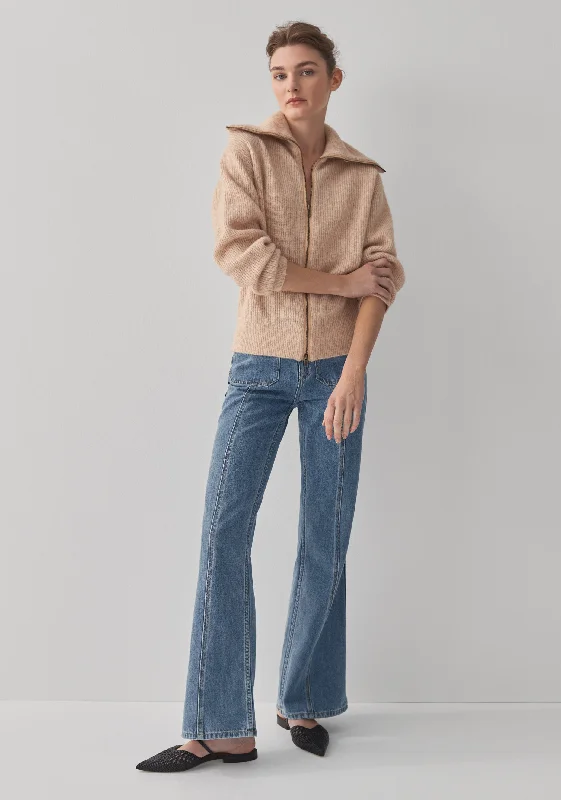 Ledger Cardigan_Sand