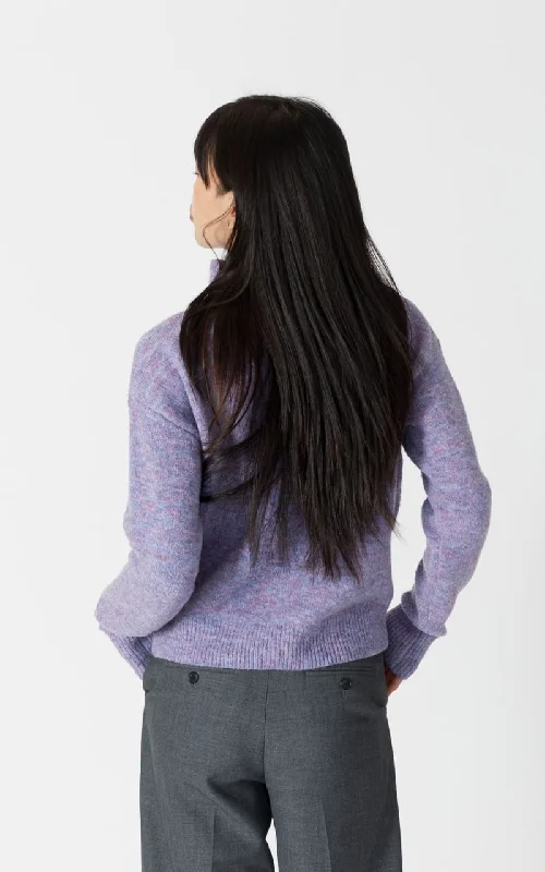 Lyla + Luxe- Mabel Eco Lightweight Mockneck Sweater