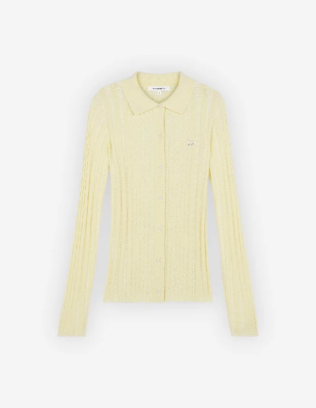 Baby Fox Patch Knitted Shirt Lemonade