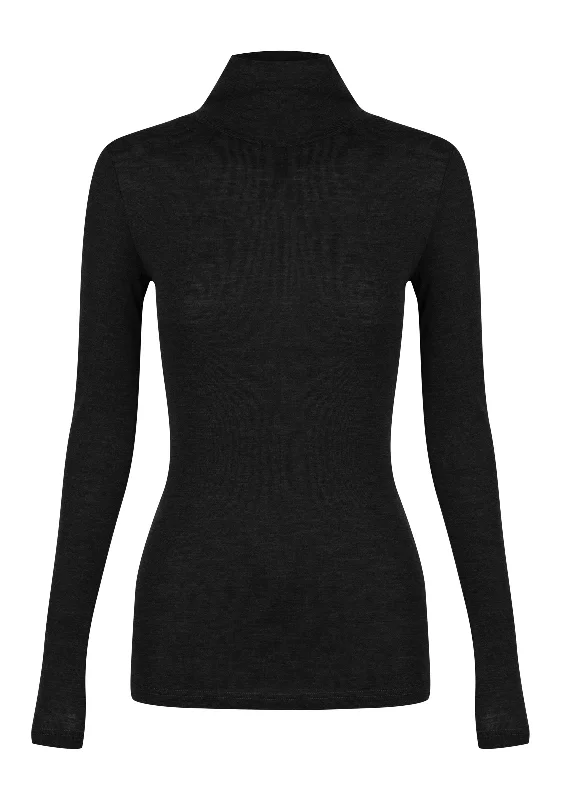 Morri Merino High Neck_Black