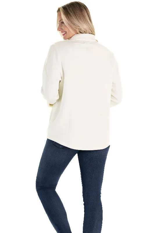 Selene Shacket in Winter White