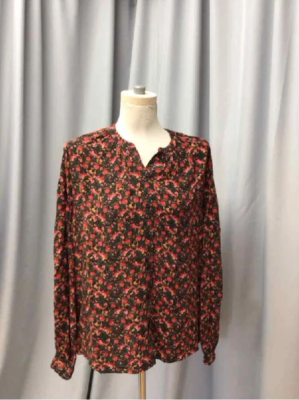 SOMETHING NAVY SIZE SMALL Ladies BLOUSE