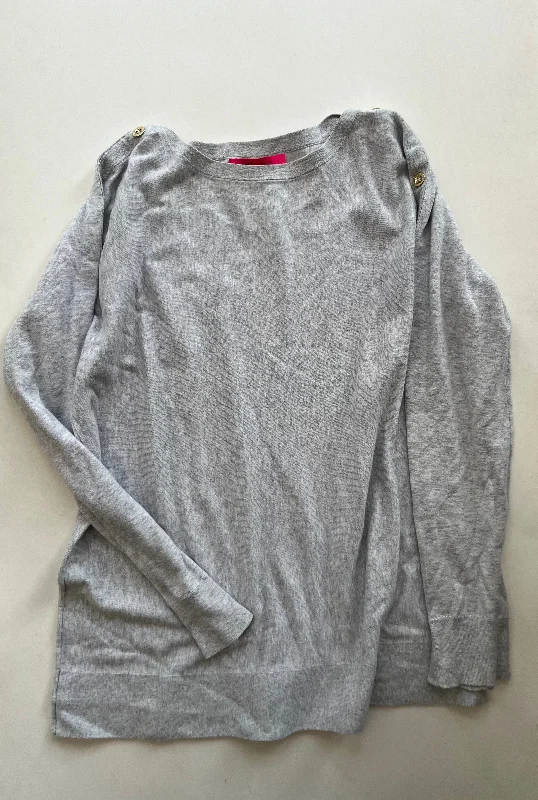 Sweater By Lilly Pulitzer In Grey, Size: L