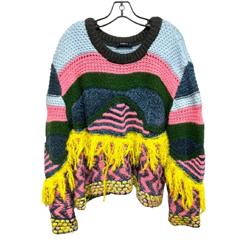 Sweater By Zara In Multi-colored, Size: L