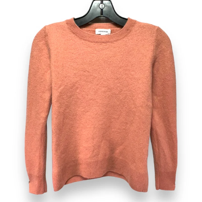 Sweater Cashmere By Nordstrom In Peach, Size: S