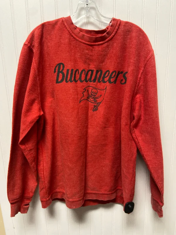 Sweatshirt Crewneck By Clothes Mentor In Red, Size: M