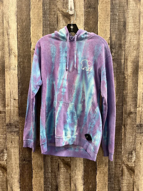 Sweatshirt Hoodie By Ivory Ella In Tie Dye Print, Size: S