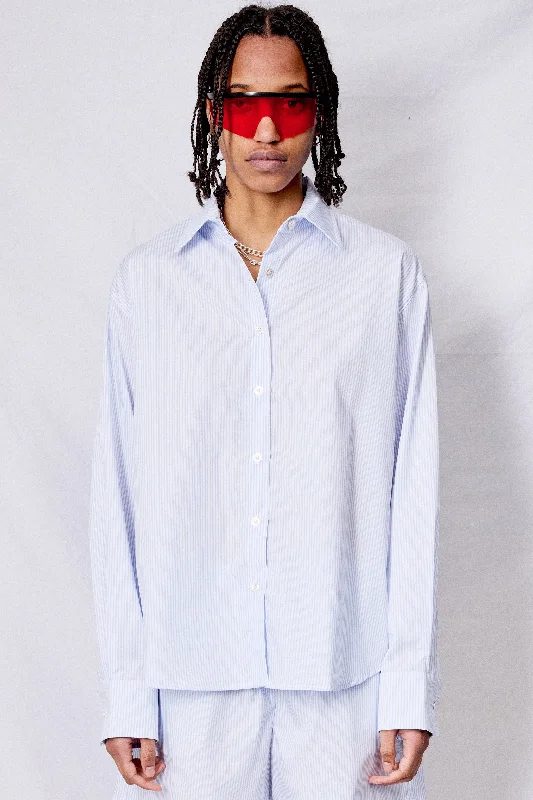 Clear Blue Stripe Technique Shirt