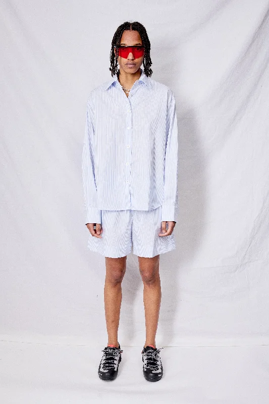 Clear Blue Stripe Technique Shirt