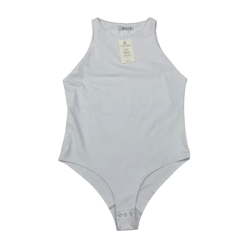 WHITE BODYSUIT by CLOTHES MENTOR Size:XL