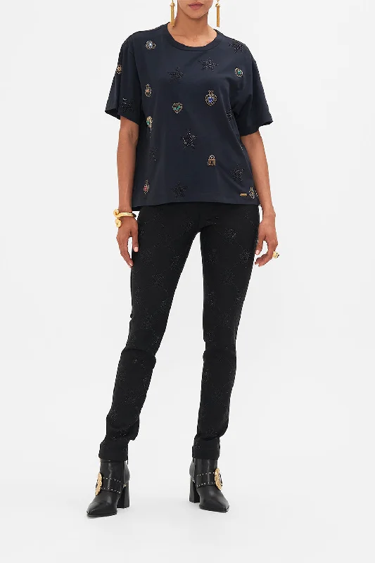 EMBELLISHED CLASSIC TEE AMSTERGLAM