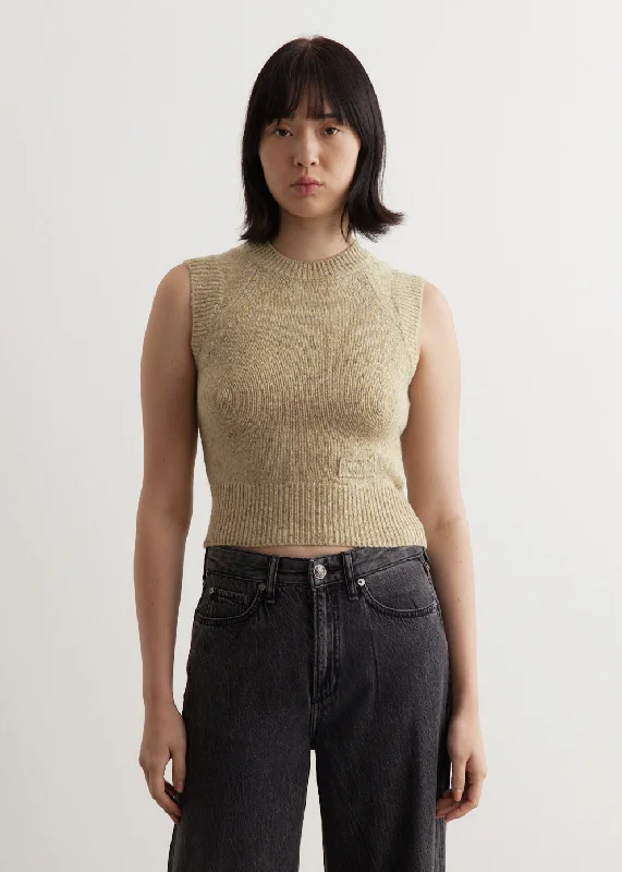 Ami Sleeveless Sweater