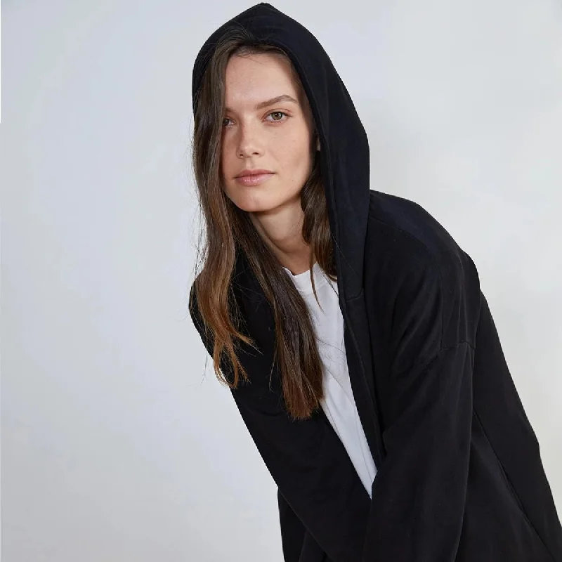 Becca Hooded Cardigan (Black)