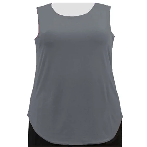 Charcoal Grey Tank Top Women's Plus Size Tank Top