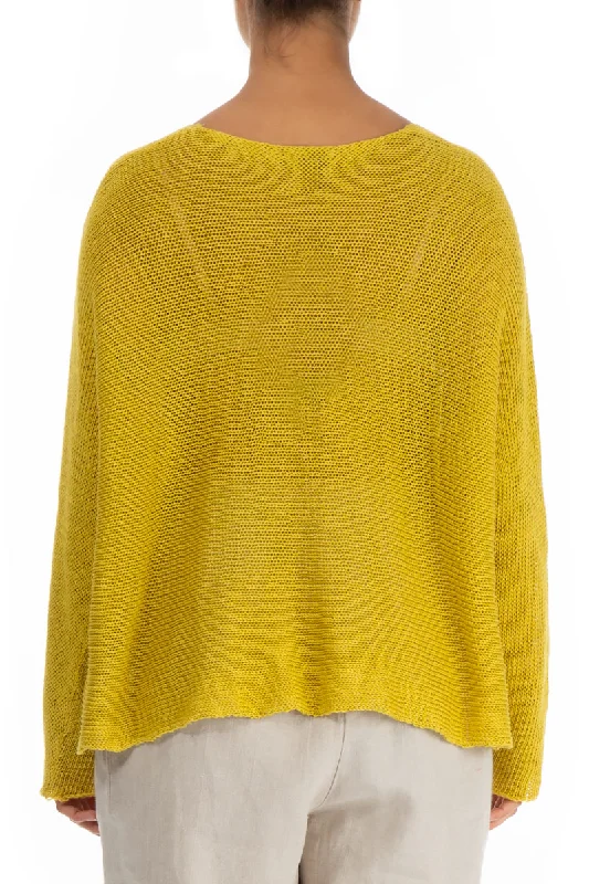 Cut Out Honey Linen Jumper