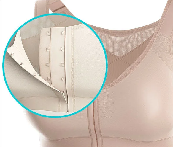 DOCTOR RECOMMENDED POST-SURGICAL WIRELESS BRA WITH FRONT CLOSURE