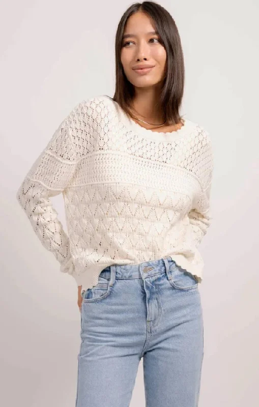 Edith Scallop Edge Sweater