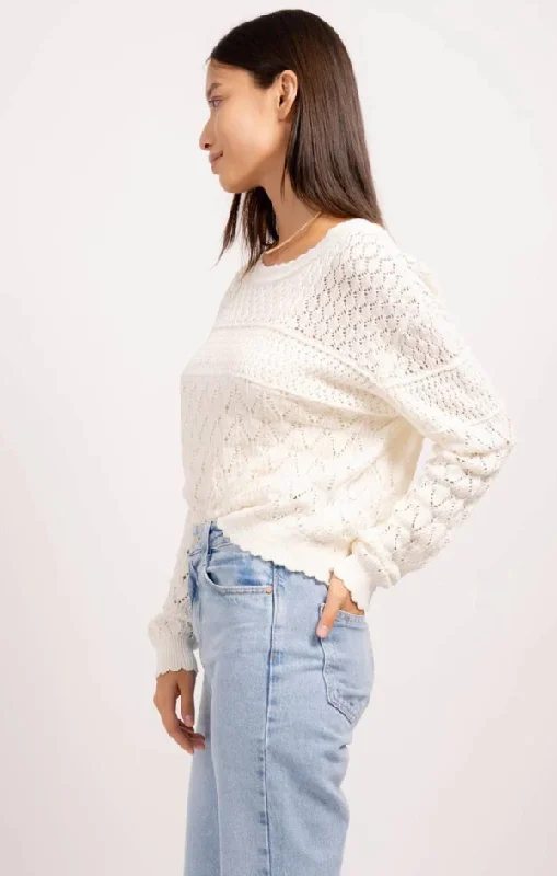 Edith Scallop Edge Sweater