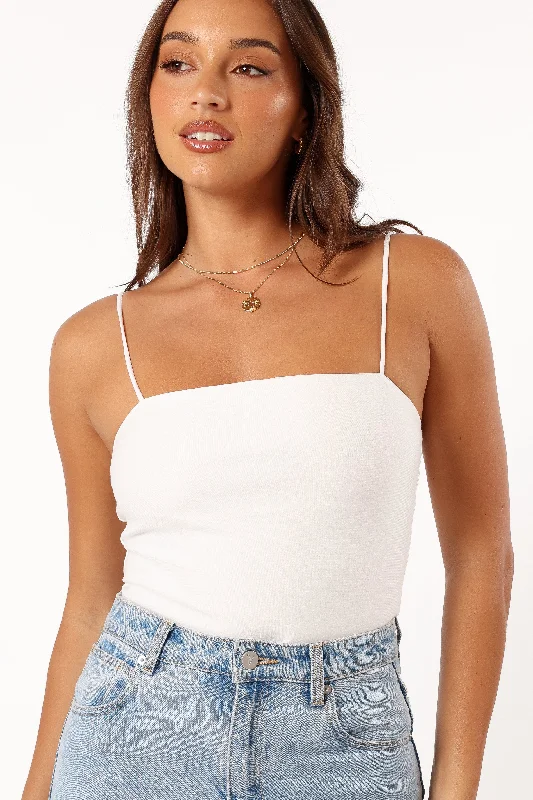 Enzie Top - White